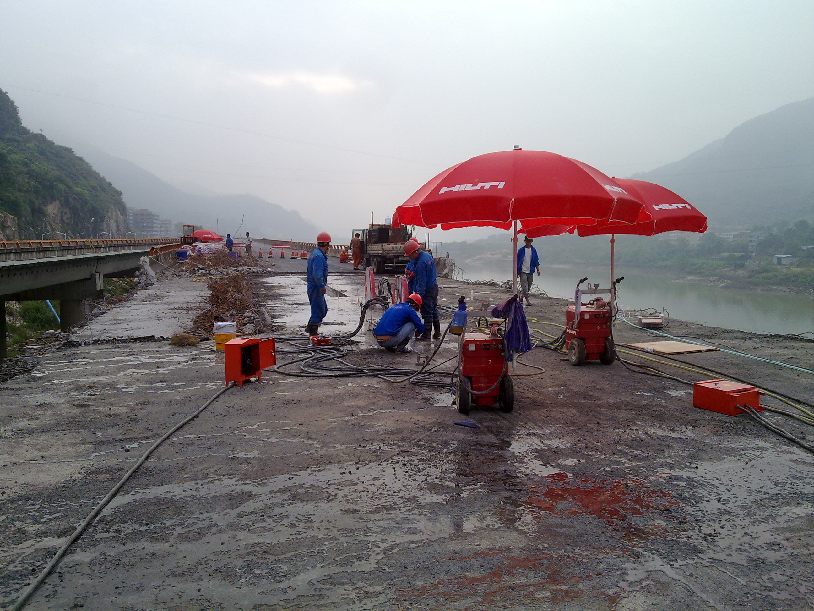 溫麗高速切割工程